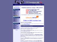 Freephone telephone numbers, 0800 numbers