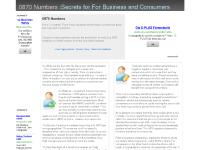 0870 Numbers 0870 Numbers