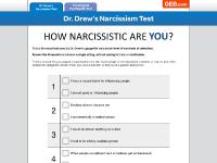 Take Dr. Drew's Online Narcissism Test