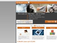 liten 12monthloans.co.uk skärmbild