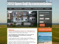 2013 Open Golf Accommodation