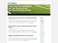 2018 England World Cup Bid