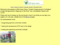 2020 Green Vision Home Page