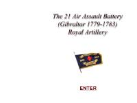 21 Gibraltar Association 1779 - 1783 R.A.A.