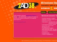 2AD38 | Allô Assistance Dépannage urgent en Isère - Serrurerie - Vitrerie - Protection - Grenoble, Meylan, Corenc et Isère (38, Rhône-Alpes) - Serrure - Serrurier - Vitre - Vitrier - Dépannage urgents - département de l'Isère 38 - OUVERTURE DE PORTE URGEN