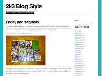 2k3 Blog Style | A boy and his fascinations…