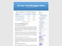 30 Year Fixed Mortgage Rates - Get A Free Quote 30 Year Fixed Mortgage Rates - Get A Free Quote