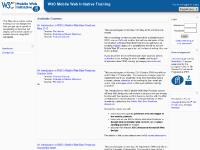W3C Mobile Web Initiative Training W3C Mobile Web Initiative Training