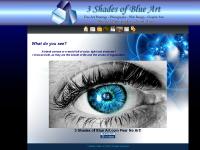 3 Shades of Blue Art