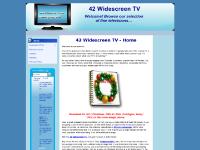 42 Widescreen TV - 42 widescreen tv