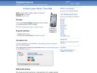 DigitalUnlock: Unlock your Palm Treo 650
