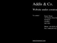 ...Addis & Co... ...Addis & Co...