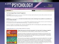 A-Level Psychology Books and Teaching Resources from Psychology Press