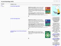 A-Level Psychology Online