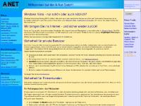 a-net.ch Hauptmenu, Flash-Intro, Windows sicherer a-net.ch Hauptmenu, Flash-Intro, Windows sicherer
