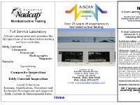 A-Scan Labs Home A-Scan Labs Home