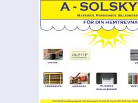 A-SOLSKYDD Stockholm Persienner Markiser Stockholm