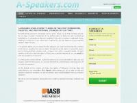 A-Speakers | A-Speakers gives access to some of the most experienced, talented, and inspirational speakers of our time! A-Speakers | A-Speakers gives access to some of the most experienced, talented, and inspirational speakers of our time!
