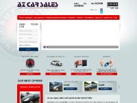 a-zcarsales.co.uk homepage, az car sales, used cars