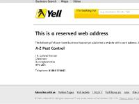 Reserved web address for A-Z Pest Control » Yell.com Reserved web address for A-Z Pest Control » Yell.com
