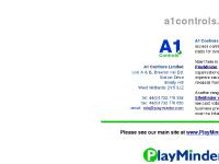 A1 Controls Ltd - sports club management systems and security surveillance A1 Controls Ltd - sports club management systems and security surveillance
