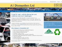 a1dismantlersltd.co.uk car dismantlers, vehicle dismantler, scrap collection
