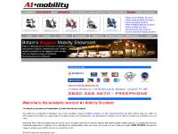a1mobility.co.uk mobility scooters, disability scooters, electric wheelchairs