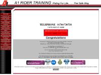 Welcome to www.a1ridertraining.com Welcome to www.a1ridertraining.com