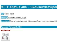 Apache Tomcat/4.1.24 - Error report Apache Tomcat/4.1.24 - Error report