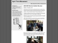 Home | April Third Movement Home | April Third Movement