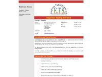 Express Typing Service Express Typing Service