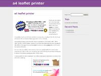 a4leafletprinter - a4 leaflet printer