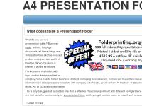a4 presentation folders a4 presentation folders