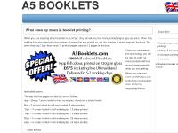 a5 booklets a5 booklets