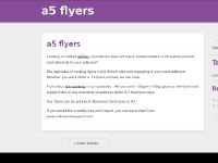 a5 flyers a5 flyers