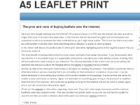 leaflets  leaflets