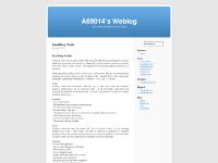 A69014′s Weblog A69014′s Weblog
