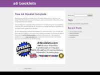 a6 booklets a6 booklets
