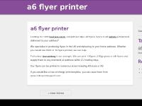 a6flyerprinter.co.uk