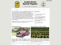 Home - Austin Seven Special Register