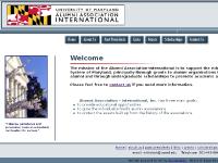 Alumni Association-International serving the University System of Maryland Alumni Association-International serving the University System of Maryland