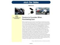 AAA car sales AAA car sales