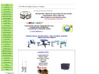  TABLE & CHAIRS, BENCHES, LAUNDRY CARTS, SOAP VENDORS