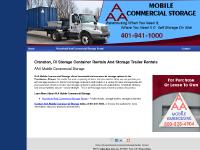 Storage Container Rentals And Storage Trailer Rentals Cranston, RI Storage Container Rentals And Storage Trailer Rentals Cranston, RI