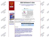 AAA-Software Ezine, get free software tips in your mailbox.