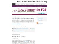 aafcsconference.wordpress.com sharontk, Benefits of Conference, annual conference