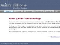 Anita's @Home - Web Site Design Anita's @Home - Web Site Design
