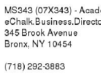 MS343 (07X343) - Academy Of Applied Mathematics And Technology (AAMT) - Homepage MS343 (07X343) - Academy Of Applied Mathematics And Technology (AAMT) - Homepage