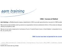 aam training home page