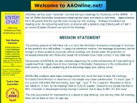 AAOnline.net--Realtime Open AA Meetings on the Internet AAOnline.net--Realtime Open AA Meetings on the Internet